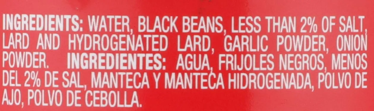 Authentic Black Refried Beans