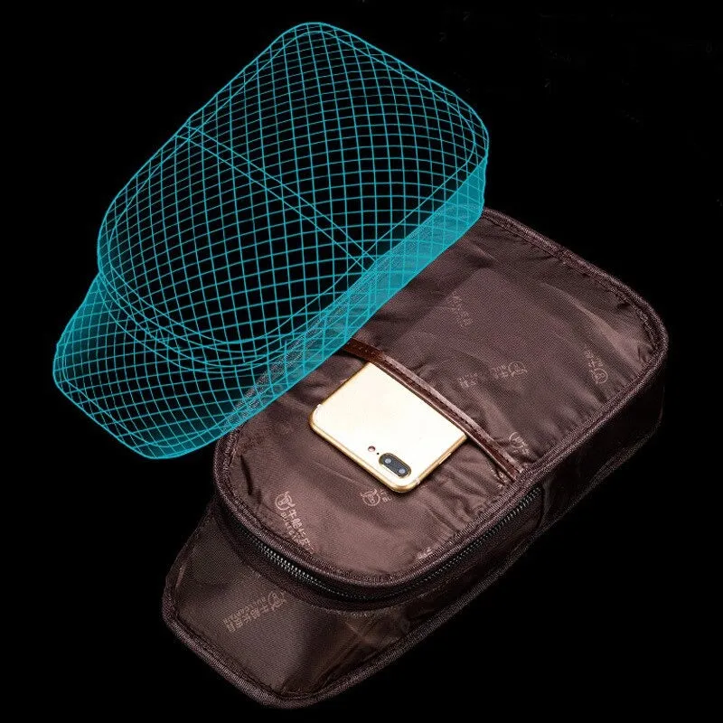 Bolsa Transversal Multifuncional em Couro Genuíno - Masculina
