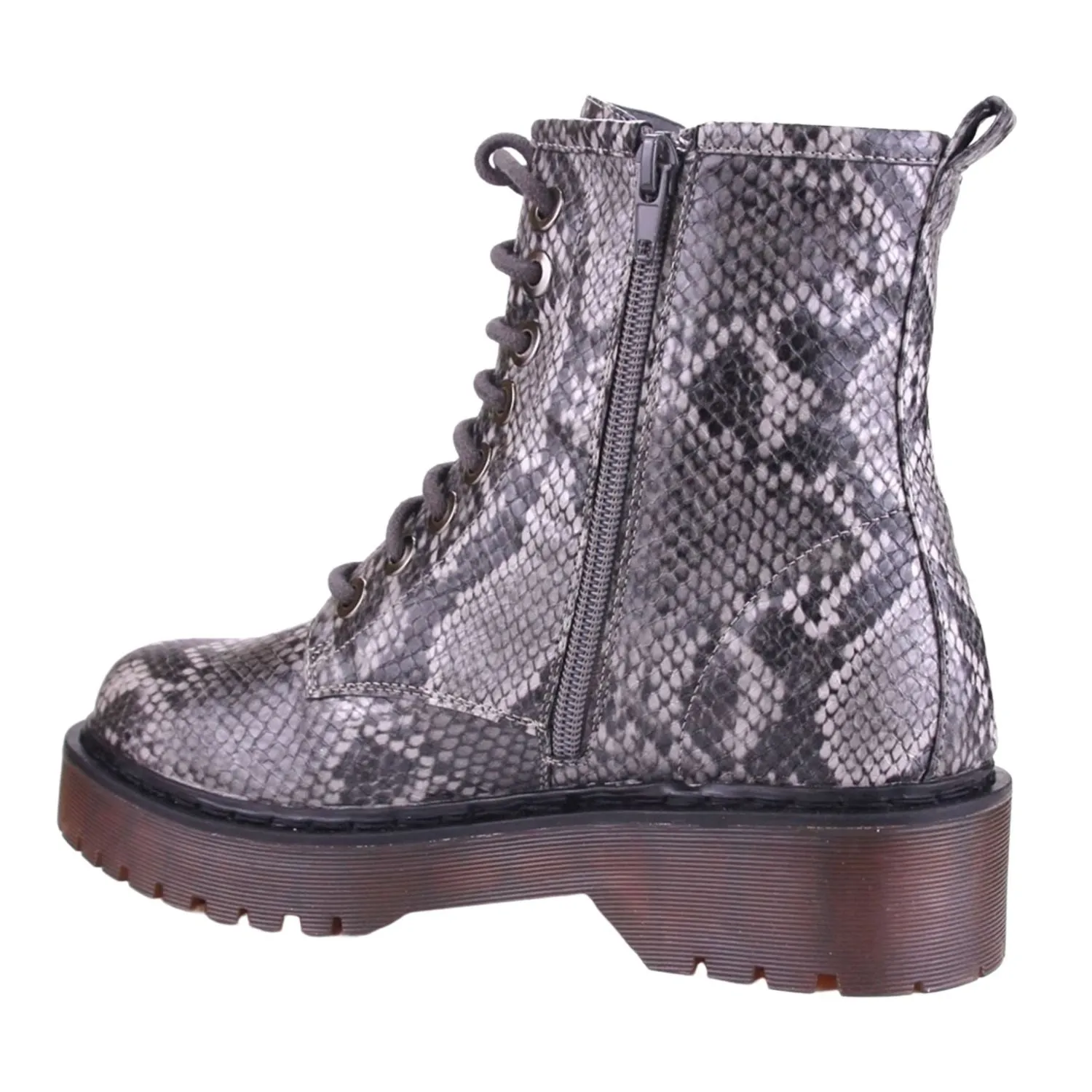 Botin Chalada Mujer Mad-65 Gris Moda