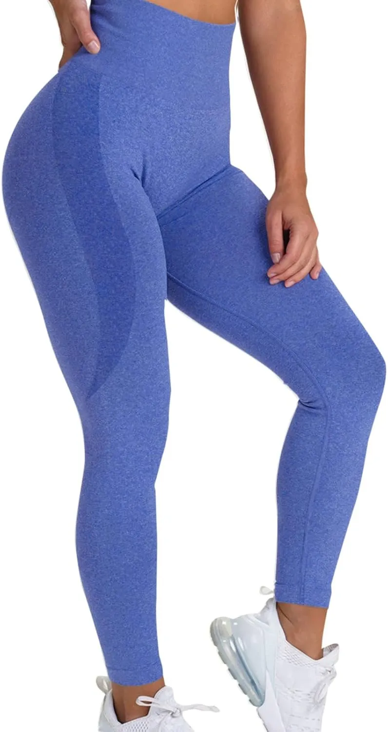 Butt Lifting Leggings for Women High Waisted Workout Gym Seamless Yoga Compression Pants Tummy Control Tight Running