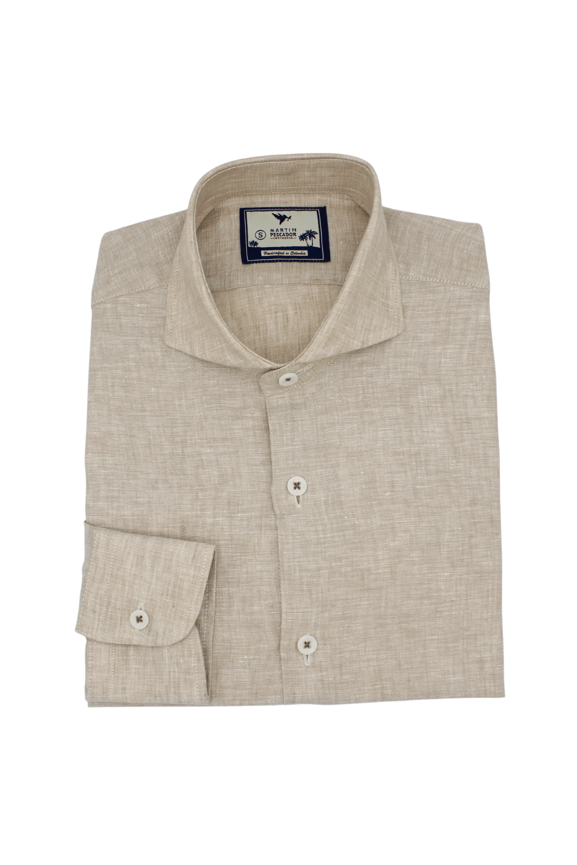 Camisas Clean Finish Jaspe Classic Fit- European Flax