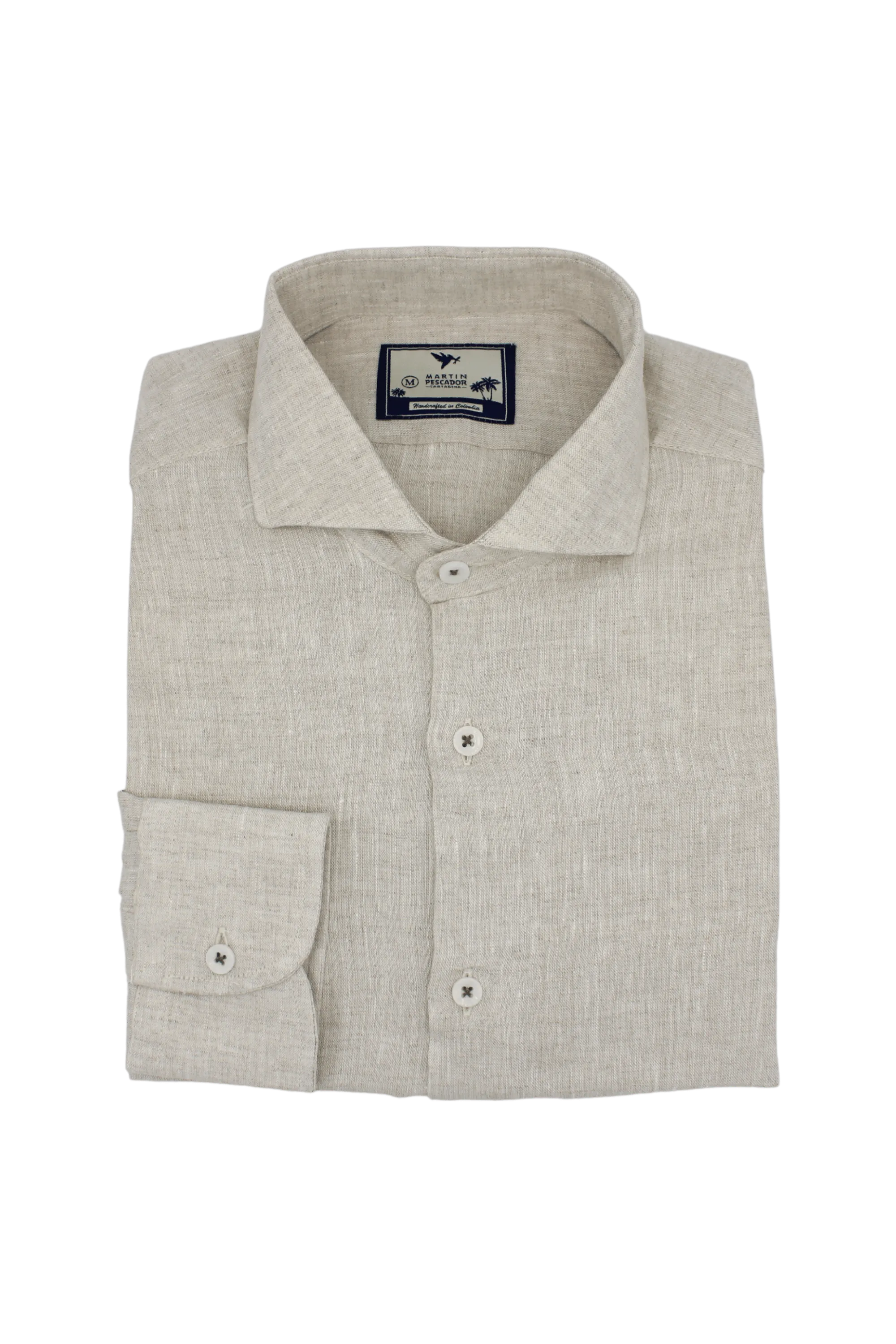 Camisas Clean Finish Jaspe Classic Fit- European Flax