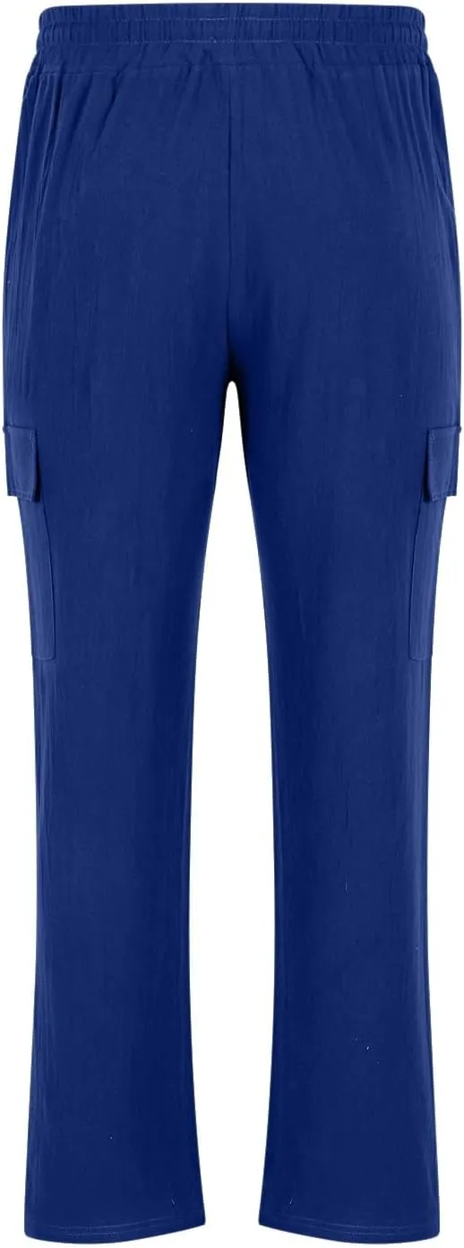 Ctreela Retro Bootcut Sweatpant Mens Casual Sweatpants with Drawstring Open Bottom Stacked Loose Track Pants Solid Color