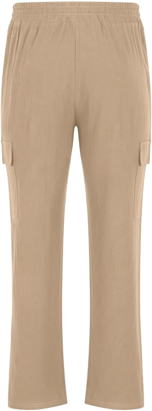 Ctreela Retro Bootcut Sweatpant Mens Casual Sweatpants with Drawstring Open Bottom Stacked Loose Track Pants Solid Color