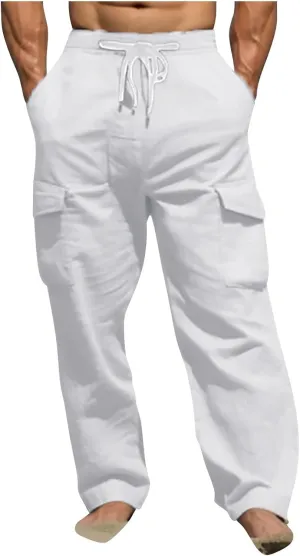 Ctreela Retro Bootcut Sweatpant Mens Casual Sweatpants with Drawstring Open Bottom Stacked Loose Track Pants Solid Color