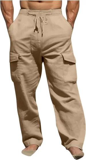 Ctreela Retro Bootcut Sweatpant Mens Casual Sweatpants with Drawstring Open Bottom Stacked Loose Track Pants Solid Color