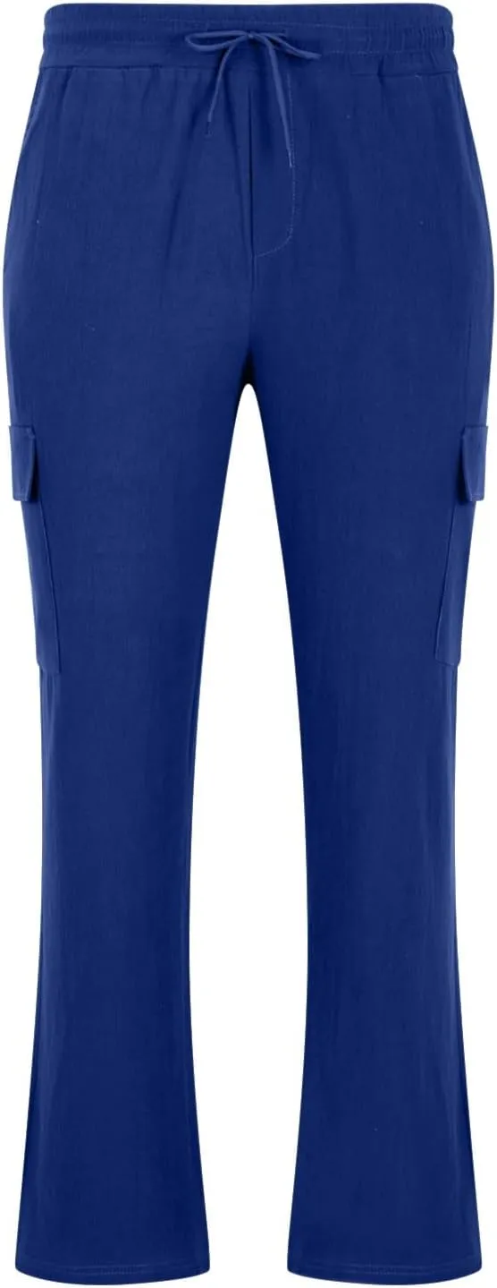Ctreela Retro Bootcut Sweatpant Mens Casual Sweatpants with Drawstring Open Bottom Stacked Loose Track Pants Solid Color