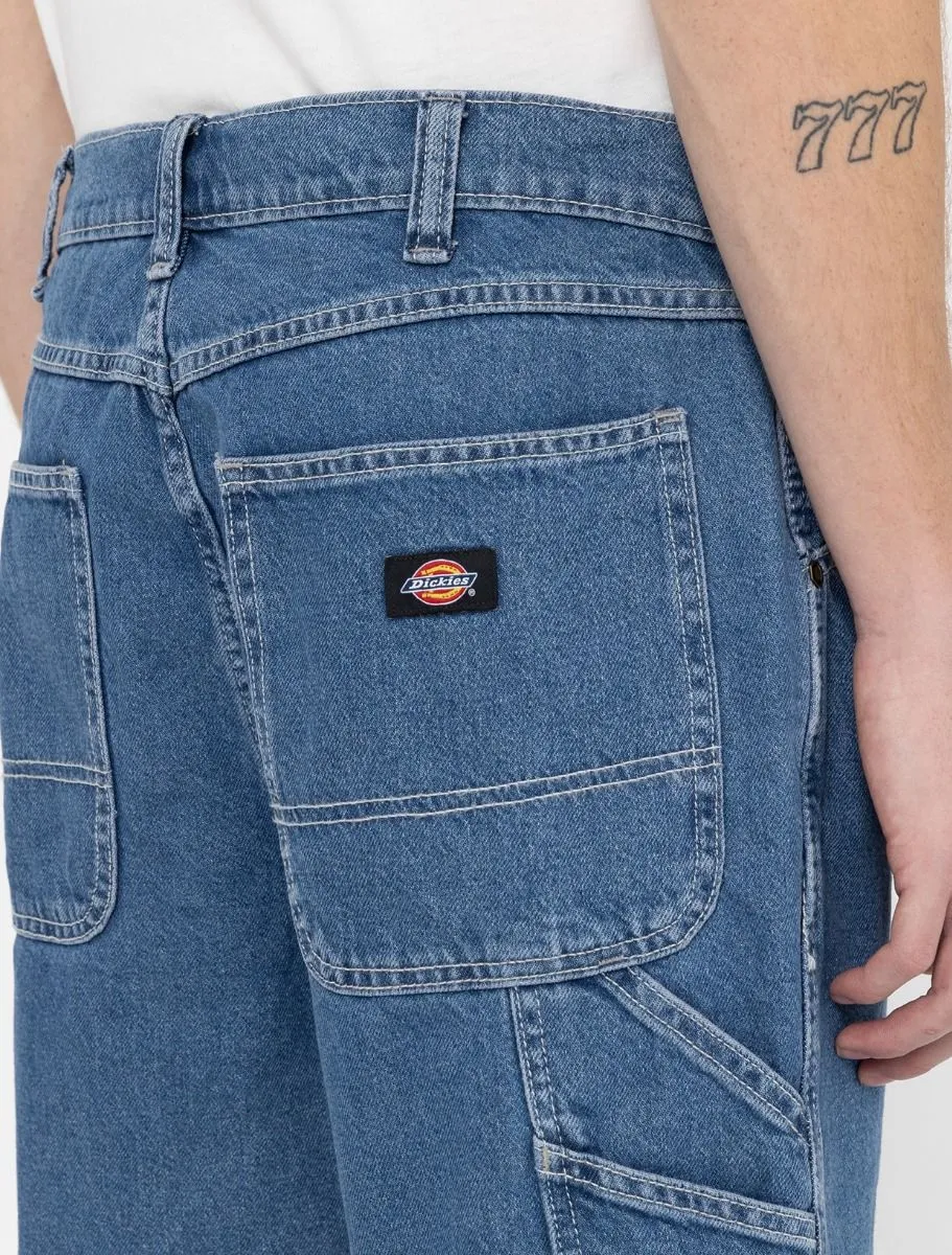DICKIES GARYVILLE DENIM SHORT - Classic Blue