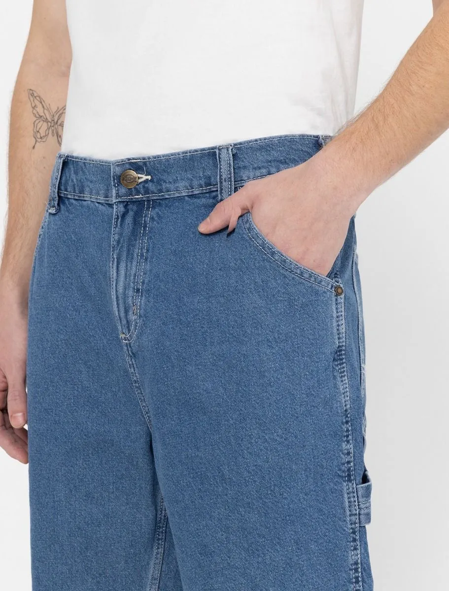 DICKIES GARYVILLE DENIM SHORT - Classic Blue
