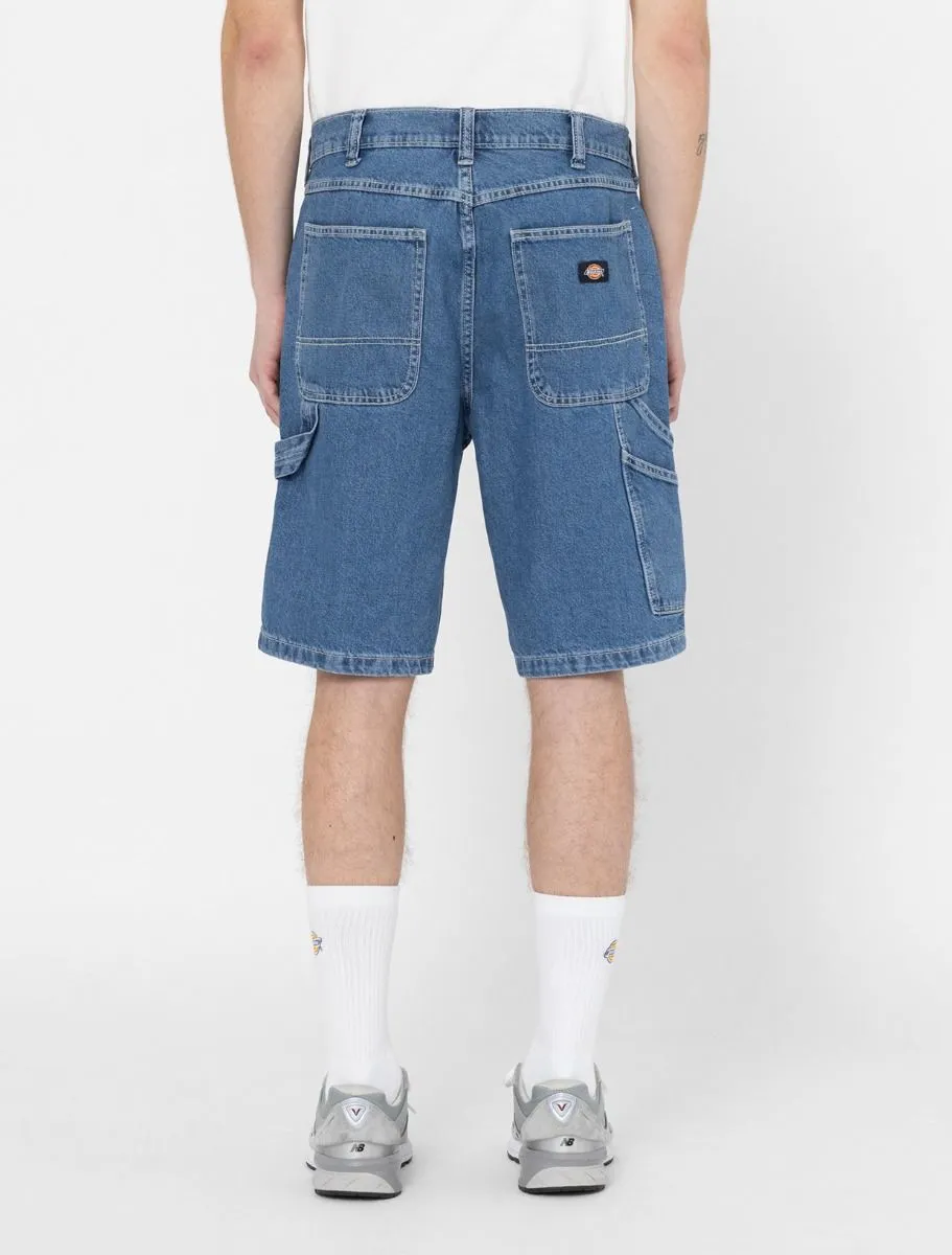 DICKIES GARYVILLE DENIM SHORT - Classic Blue