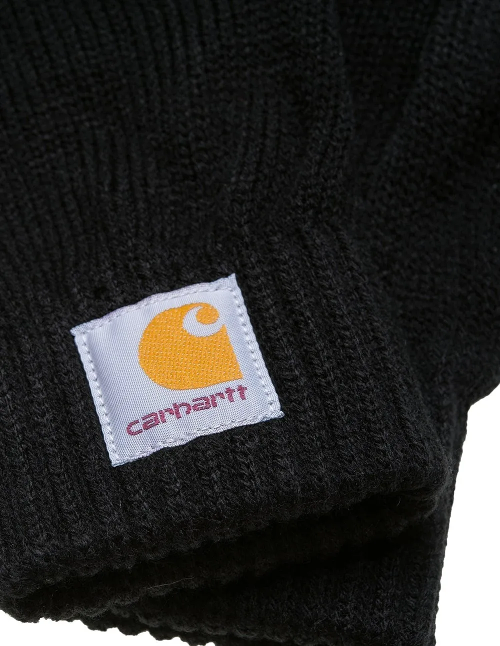 Guantes Carhartt WIP Watch con Logo Negros Unisex