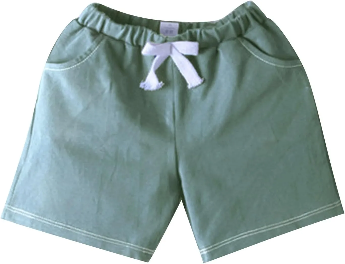 Kids Casual Cotton Shorts Preppy Shorts Boys Girls Relaxed Fit School Uniform Elastic Waist Solid Color Summer Clothes