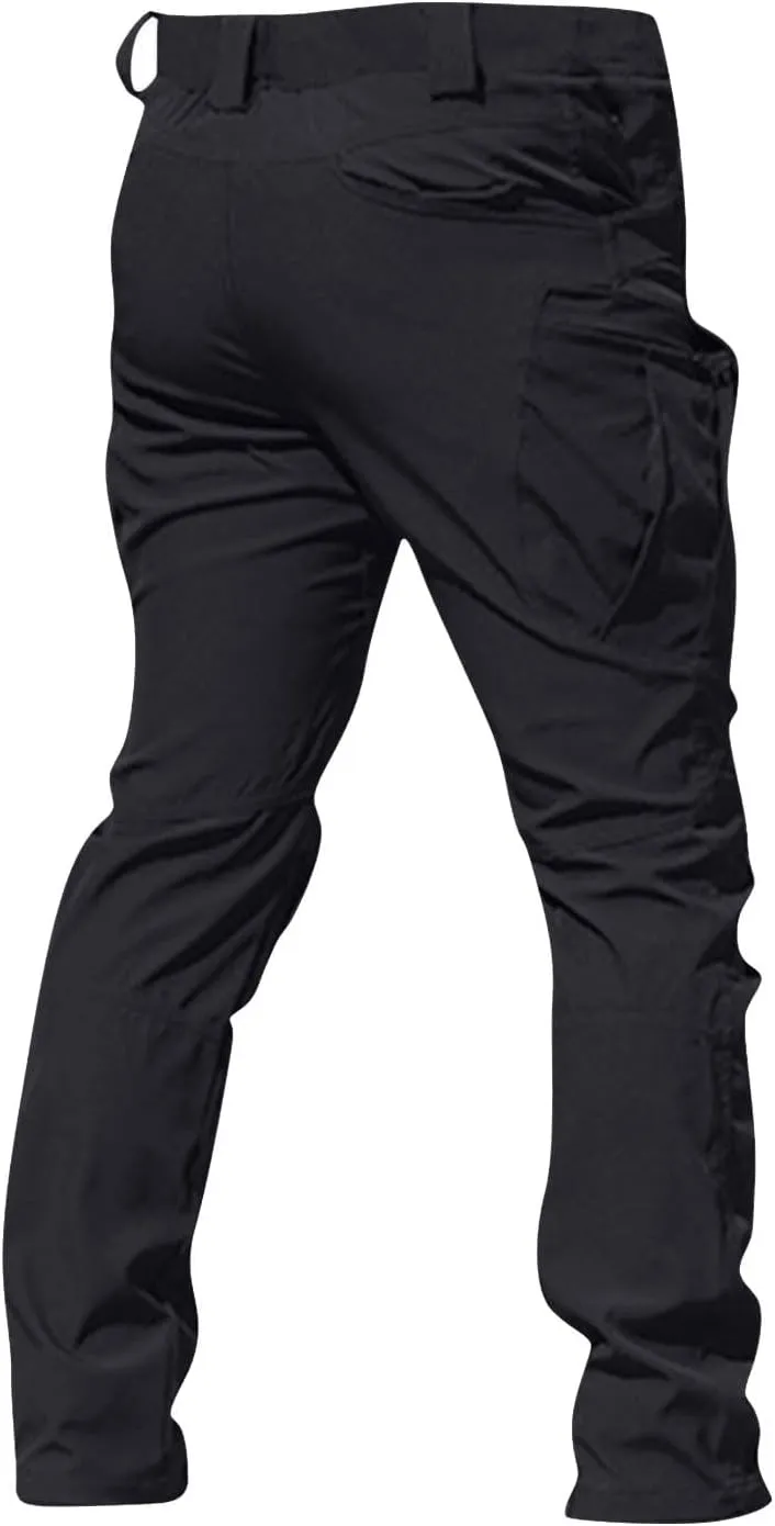 OIOLOYJM Military Cargo Pants for Men Hiking Relaxed Fit Work Waterproof Stretch Tactical Lightweight Outdoor Travel Pant