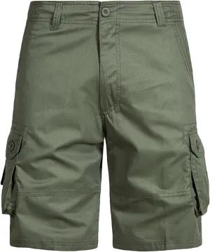 Quick Dry Hiking Shorts Men's Cargo Casual Outdoor Tactical Bermuda Shorts Lightweight Summer Short with Side Pockets