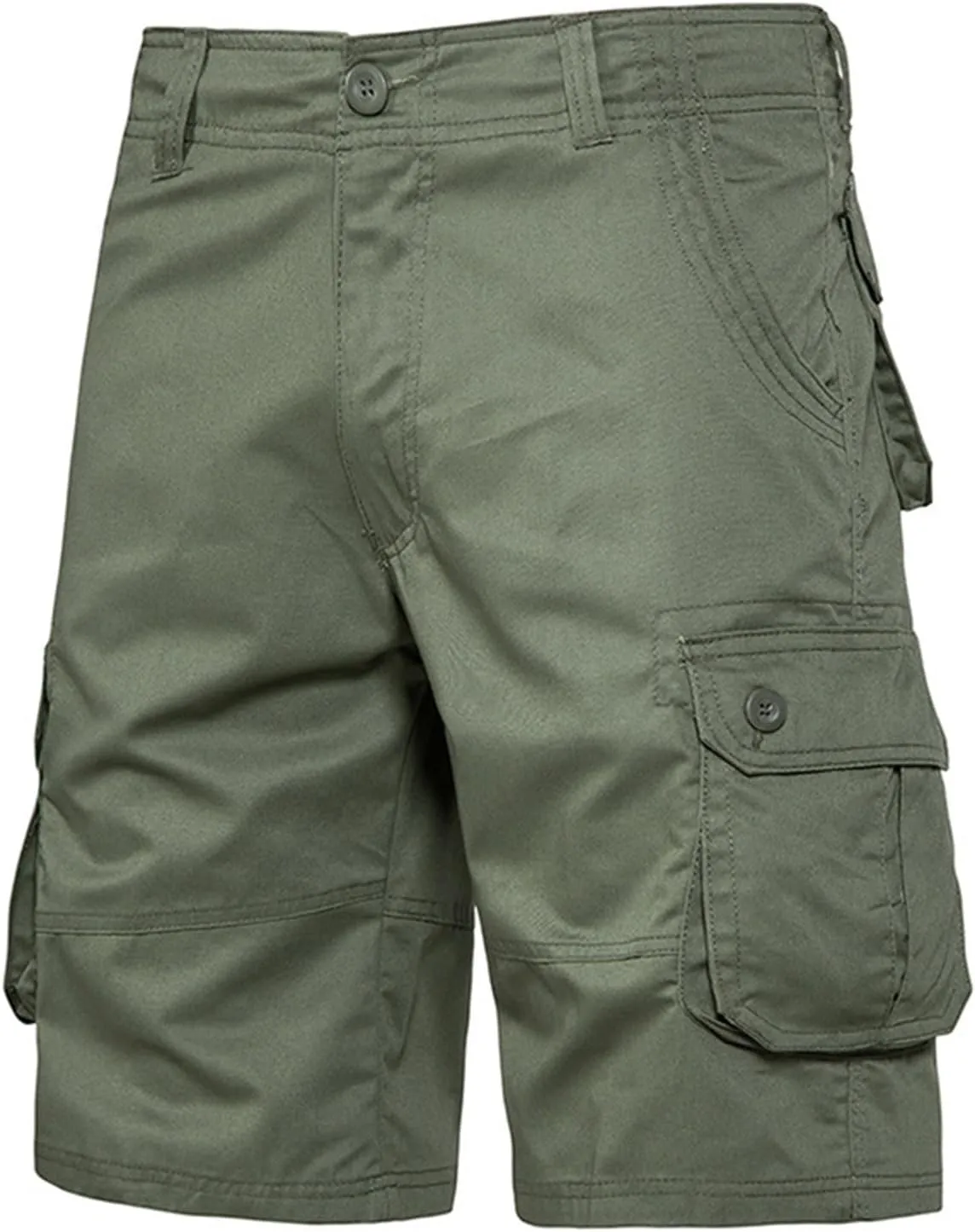 Quick Dry Hiking Shorts Men's Cargo Casual Outdoor Tactical Bermuda Shorts Lightweight Summer Short with Side Pockets