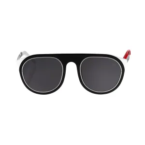 TROY ARMAZON BLANCO LENTES NEGROS