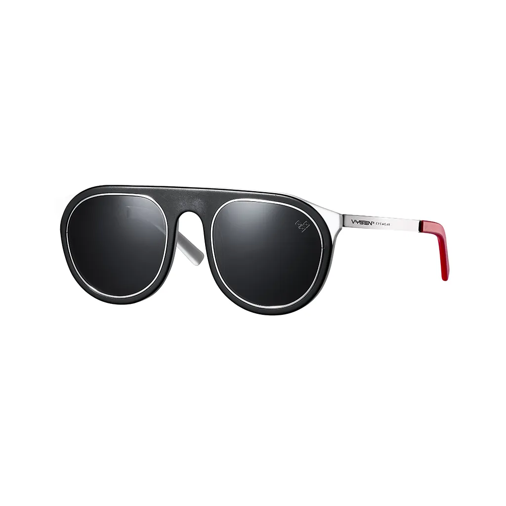 TROY ARMAZON BLANCO LENTES NEGROS